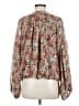 Fate 100% Polyester Brown Long Sleeve Blouse Size M - photo 2
