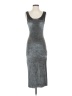 Selections Metallic Gray Cocktail Dress Size S - photo 1