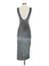 Selections Metallic Gray Cocktail Dress Size S - photo 2