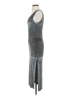 Selections Metallic Gray Cocktail Dress Size S - photo 5