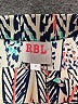 Assorted Brands 100% Polyester Print Blue Casual Pants Size M - photo 7
