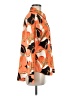 Shein 100% Polyester Print Orange Long Sleeve Blouse Size M - photo 4