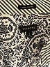 Talbots Paisley Silver Long Sleeve Blouse Size 8 - photo 7