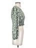 Shein 100% Polyester Green 3/4 Sleeve Blouse Size 2 - photo 4