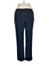 Charter Club Chevron-herringbone Blue Jeans Size 16S - photo 1