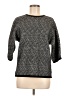 Andrea Jovine Chevron-herringbone Black Pullover Sweater Size M - photo 1