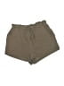 Shein Solid Brown Khaki Shorts Size S - photo 1