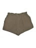 Shein Solid Brown Khaki Shorts Size S - photo 2