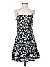 Unbranded 100% Polyester Floral Black Cocktail Dress Size M - photo 1
