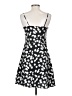 Unbranded 100% Polyester Floral Black Cocktail Dress Size M - photo 2