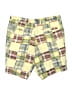 Berle 100% Cotton Plaid Yellow Shorts Size 36 - photo 2