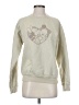 Assorted Brands Hearts Ivory Sweatshirt Size S - photo 1