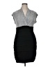 En Focus Studio Gray Cocktail Dress Size 16 - photo 1