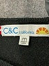 C&C California Graphic Black Pullover Sweater Size M - photo 7