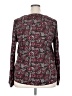 Hinge 100% Viscose Burgundy Long Sleeve Blouse Size XXL - photo 2