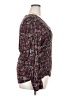 Hinge 100% Viscose Burgundy Long Sleeve Blouse Size XXL - photo 4