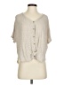 Blu Pepper Gray Short Sleeve Top Size S - photo 1