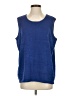 Josephine Chaus Blue Sweater Vest Size 2 - photo 1