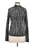 J by Joie 100% Polyester Houndstooth Silver Long Sleeve Blouse Size M - photo 1