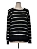 Vince Camuto Stripes Black Pullover Sweater Size XL - photo 1