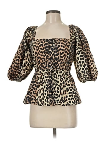 Ganni 3/4 Sleeve Blouse (view 1)