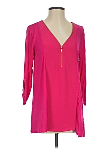August Silk 3/4 Sleeve Blouse (view 1)