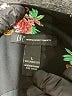 INC International Concepts 100% Polyester Floral Black Long Sleeve Blouse Size L - photo 7