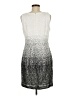 Maia 100% Polyester Graphic Silver Casual Dress Size 10 - photo 2