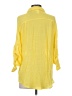 Flawless Yellow 3/4 Sleeve Button-Down Shirt Size S - photo 2