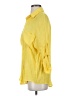 Flawless Yellow 3/4 Sleeve Button-Down Shirt Size S - photo 5