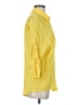 Flawless Yellow 3/4 Sleeve Button-Down Shirt Size S - photo 4