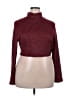 Shein Curve Burgundy Turtleneck Sweater Size 3X - photo 1