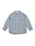 Carolina Zapf 100% Cotton Checkered-gingham Blue Long Sleeve Button-Down Shirt Size 3T - photo 1
