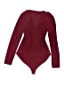Haute Monde Burgundy Bodysuit Size L - photo 2