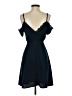 Vero Moda 100% Polyester Solid Blue Cocktail Dress Size XS - photo 2