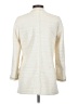 Zara Basic 100% Polyester Ivory Coat Size XS - photo 2