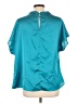 Shein 100% Polyester Teal Short Sleeve Blouse Size 12 - photo 2