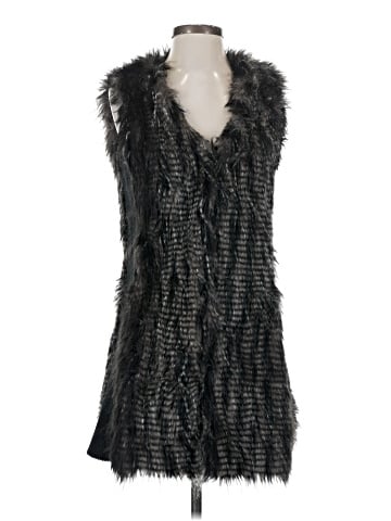 Boston Proper Faux Fur Vest (view 1)