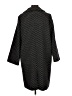 Hazel 100% Polyester Polka Dots Black Coat Size L - photo 2
