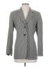 Talbots 100% Wool Houndstooth Gray Wool Blazer Size 4 - photo 1