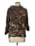 Thomas & Olivia Animal Print Brown Pullover Sweater Size L - photo 1