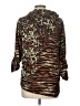 Thomas & Olivia Animal Print Brown Pullover Sweater Size L - photo 2