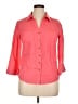 Assorted Brands Pink 3/4 Sleeve Button-Down Shirt Size XL (estimated) - photo 1