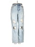 Wild Fable Hearts Blue Jeans Size 0 - photo 1
