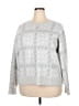 525 America Houndstooth Silver Pullover Sweater Size XXL - photo 1