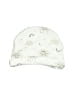 Unbranded 100% Cotton Ivory White Beanie Size 0-3 mo - photo 1