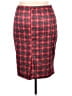 Shein Curve Plaid Red Formal Skirt Size 3X - photo 2