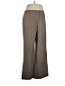 B. Moss Chevron-herringbone Brown Dress Pants Size 14 - photo 1