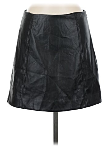Babaton Faux Leather Skirt (view 1)