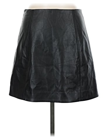 Babaton Faux Leather Skirt (view 2)